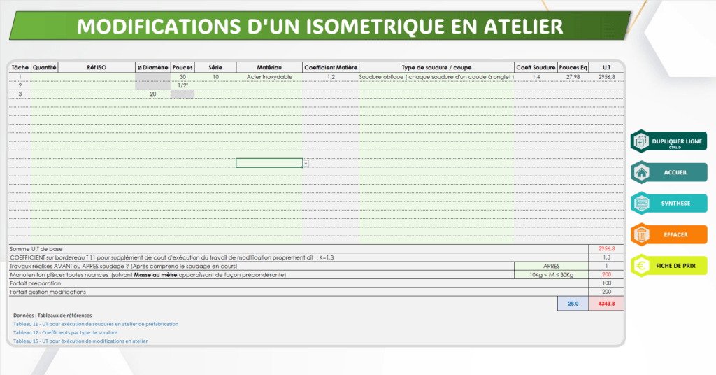 Développement outil sur mesure Excel simplifier
